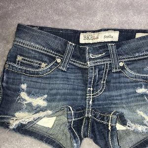 BKE distressed shorts